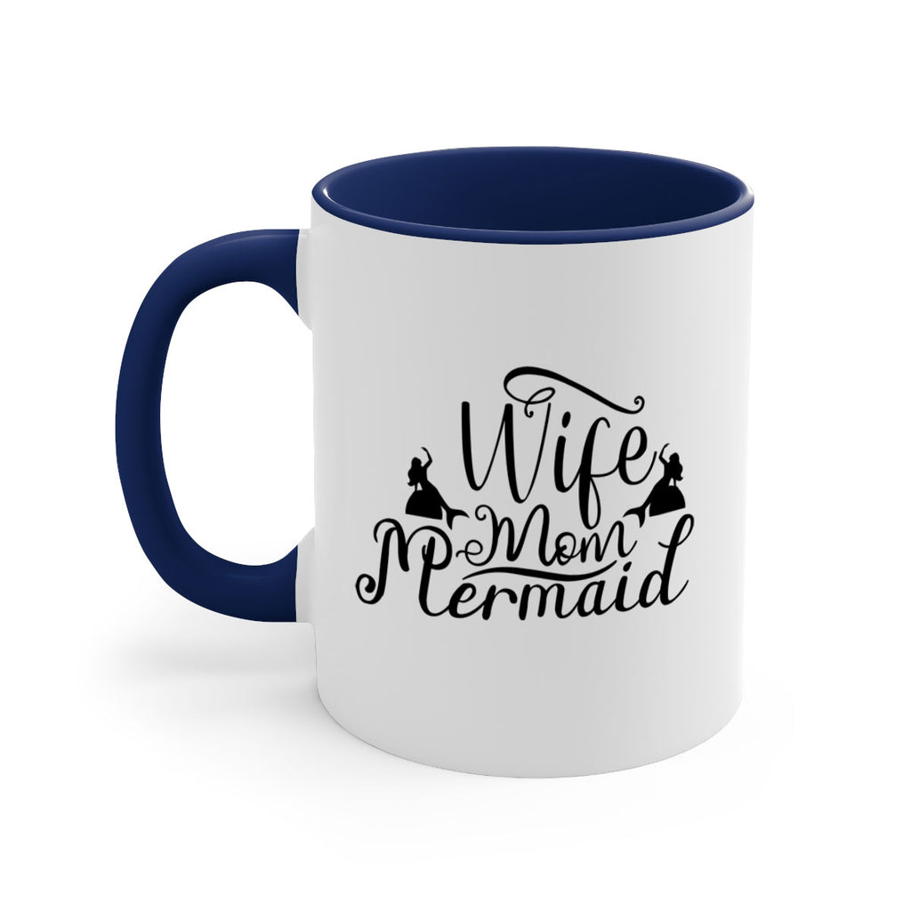 Wife Mom Mermaid 671#- mermaid-Mug / Coffee Cup