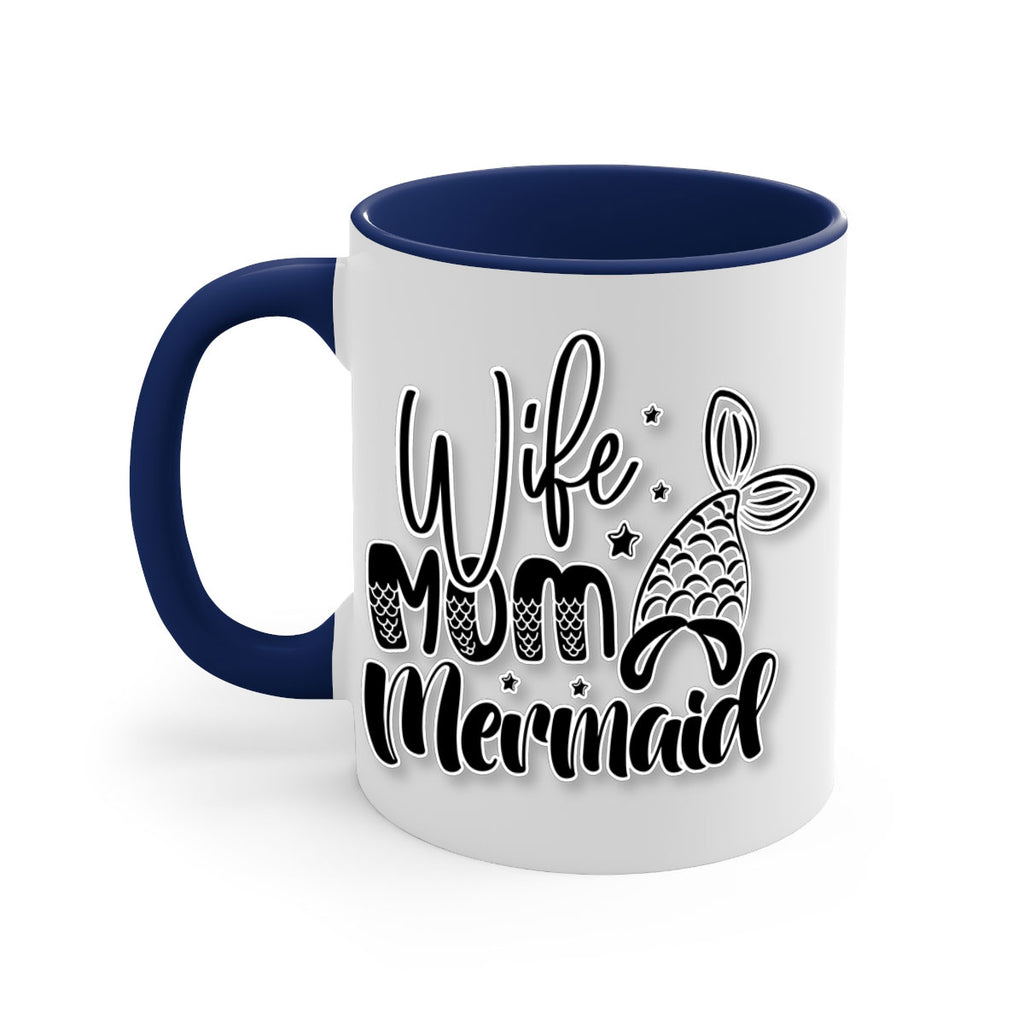 Wife Mom Mermaid 675#- mermaid-Mug / Coffee Cup