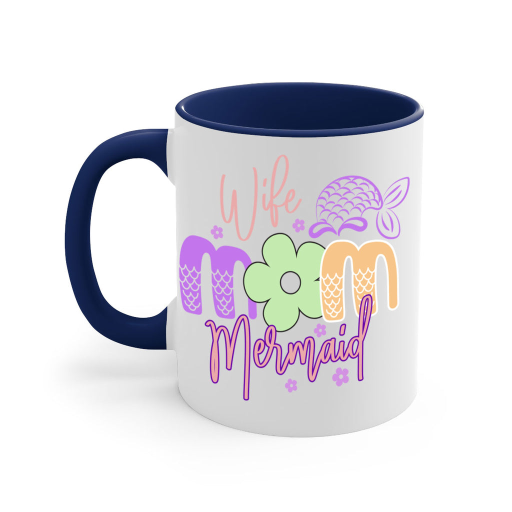 Wife Mom Mermaid 677#- mermaid-Mug / Coffee Cup