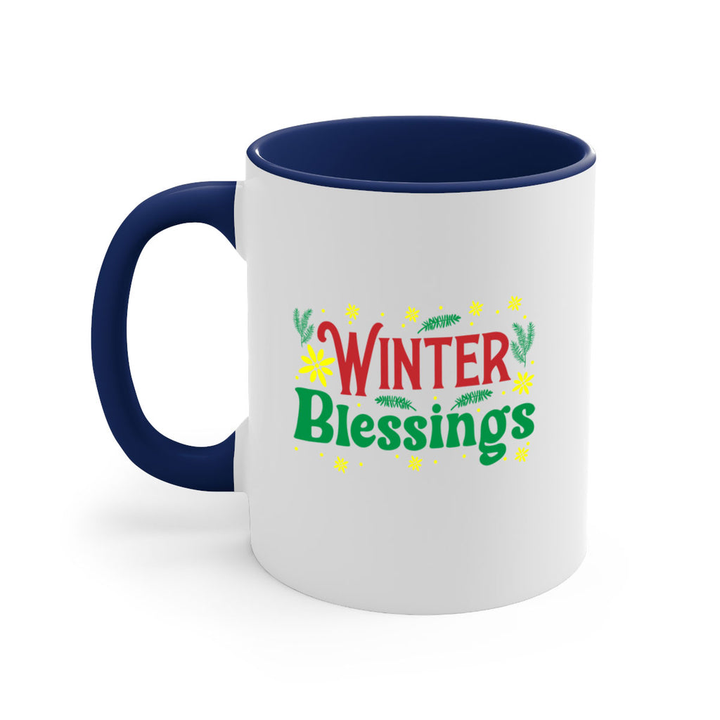 Winter Blessings 548#- winter-Mug / Coffee Cup