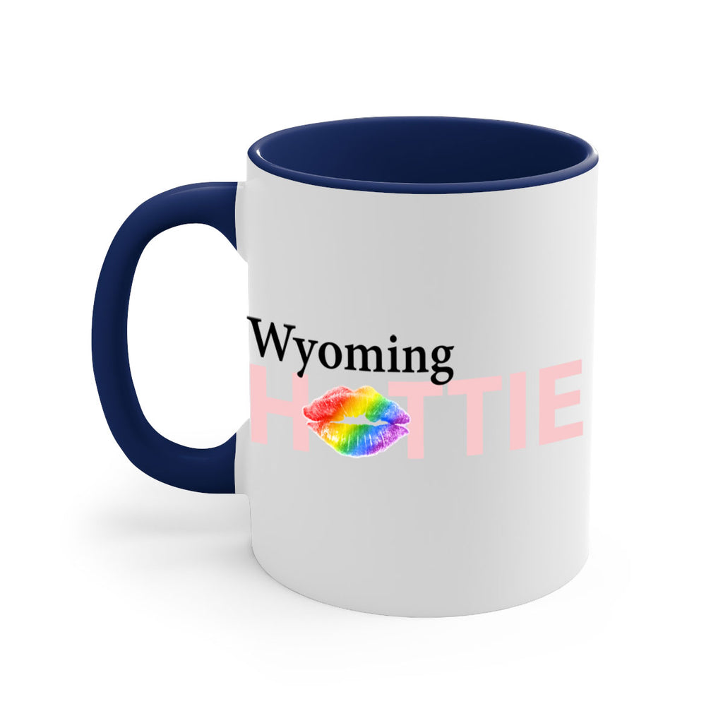 Wyoming Hottie with rainbow lips 50#- Hottie Collection-Mug / Coffee Cup