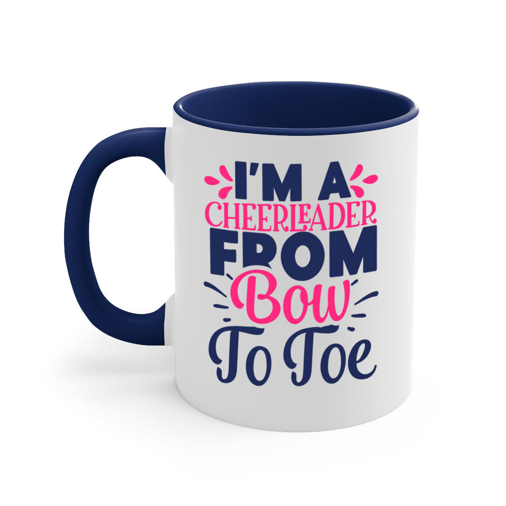 im a cheerleader bow to toe 1743#- cheer-Mug / Coffee Cup