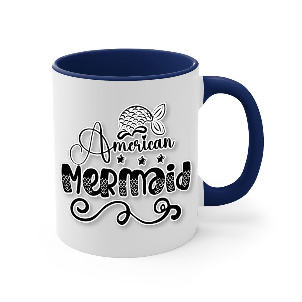 American Mermaid 15#- mermaid-Mug / Coffee Cup
