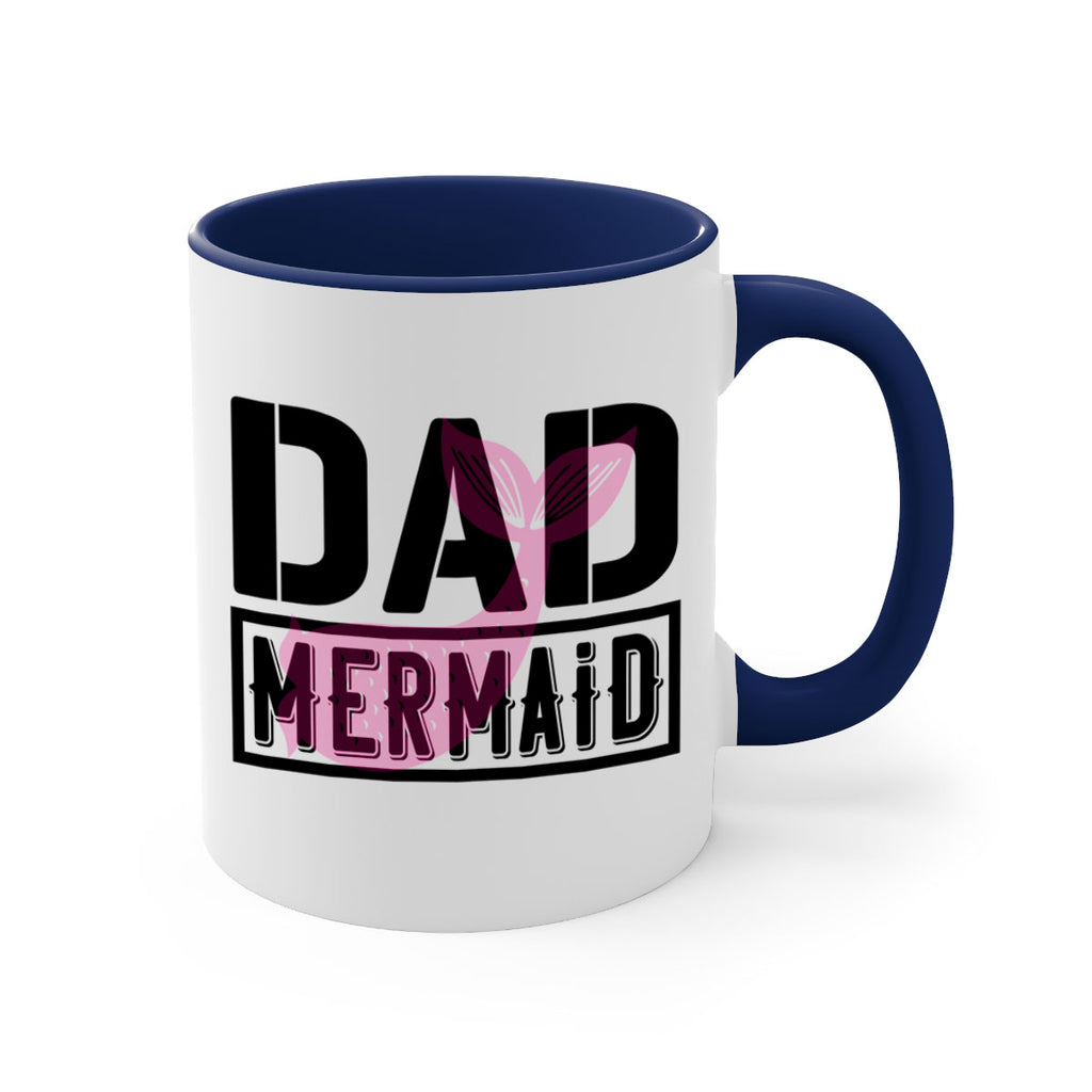 Dad mermaid 111#- mermaid-Mug / Coffee Cup