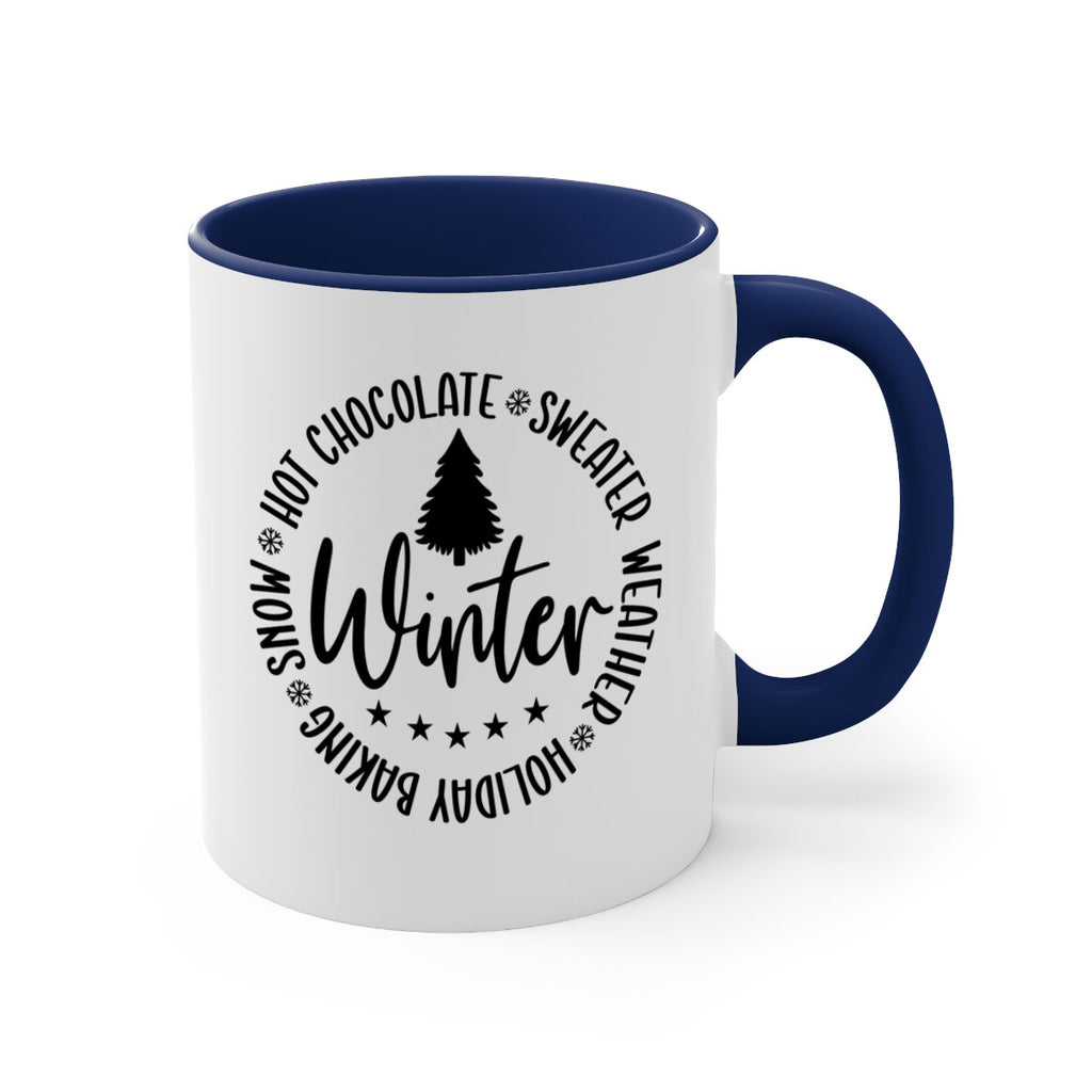 Hot Chocolate Sweater Weather Holiday Baking Snows196#- winter-Mug / Coffee Cup