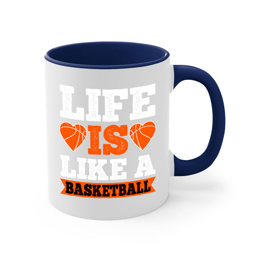 Life is like a basketball 897#- basketball-Mug / Coffee Cup