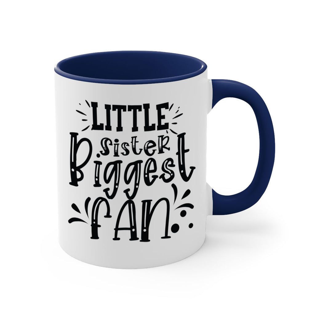 Little Sister Biggest Fan 2055#- baseball-Mug / Coffee Cup