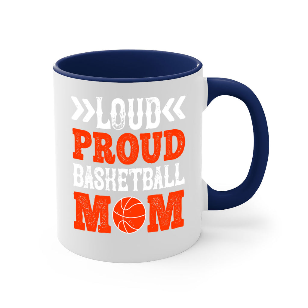 Loud proud basketball mom 741#- basketball-Mug / Coffee Cup