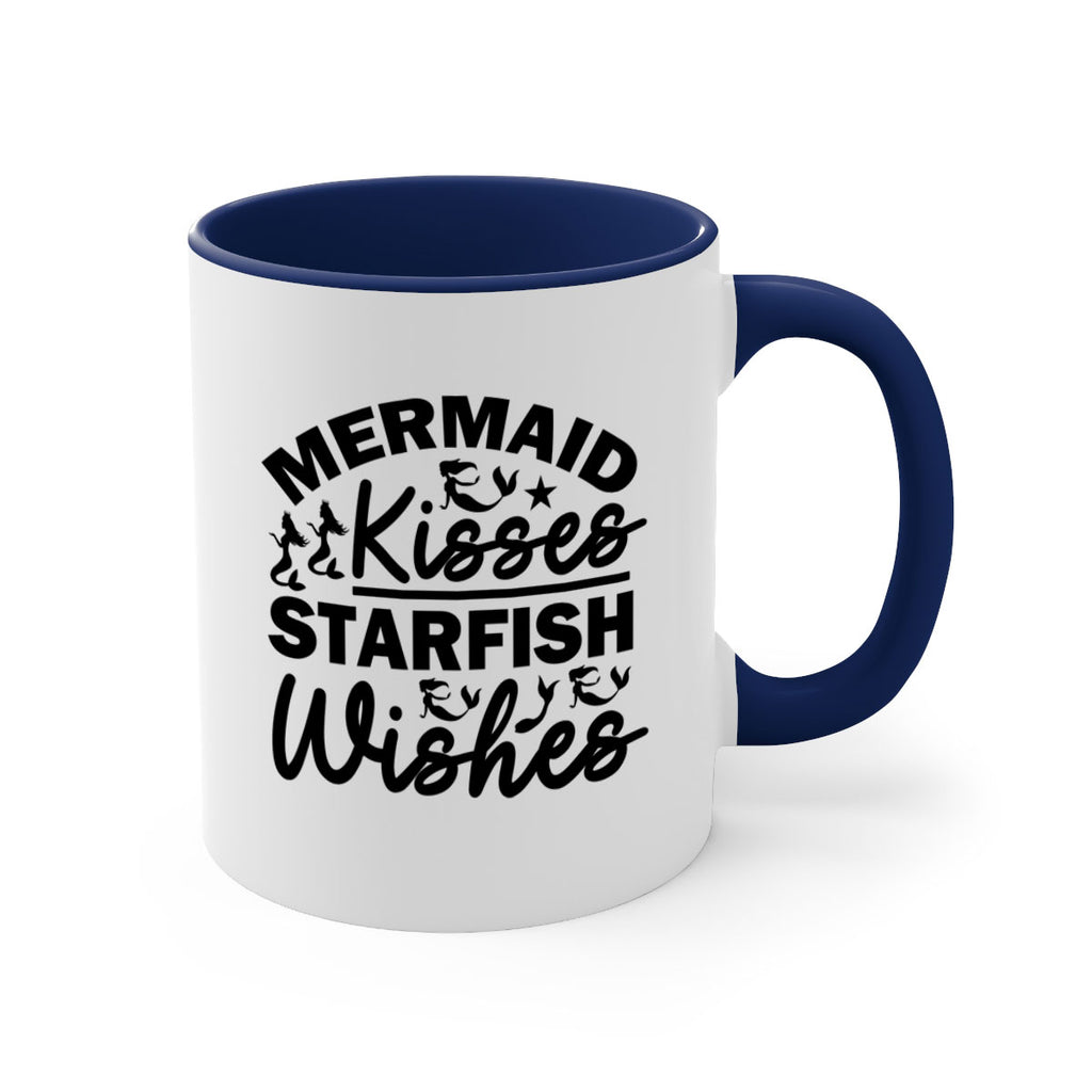 Mermaid Kisses Starfish Wishes 424#- mermaid-Mug / Coffee Cup