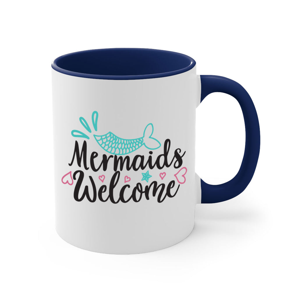 Mermaids Welcome 474#- mermaid-Mug / Coffee Cup