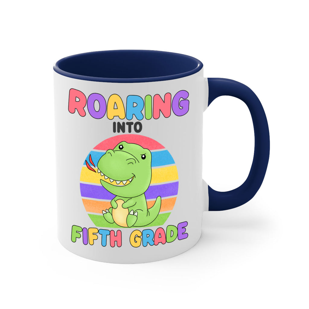 Roaring to 5th Grade Trex 25#- 5th grade-Mug / Coffee Cup