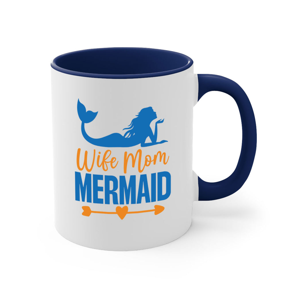 Wife Mom Mermaid 673#- mermaid-Mug / Coffee Cup