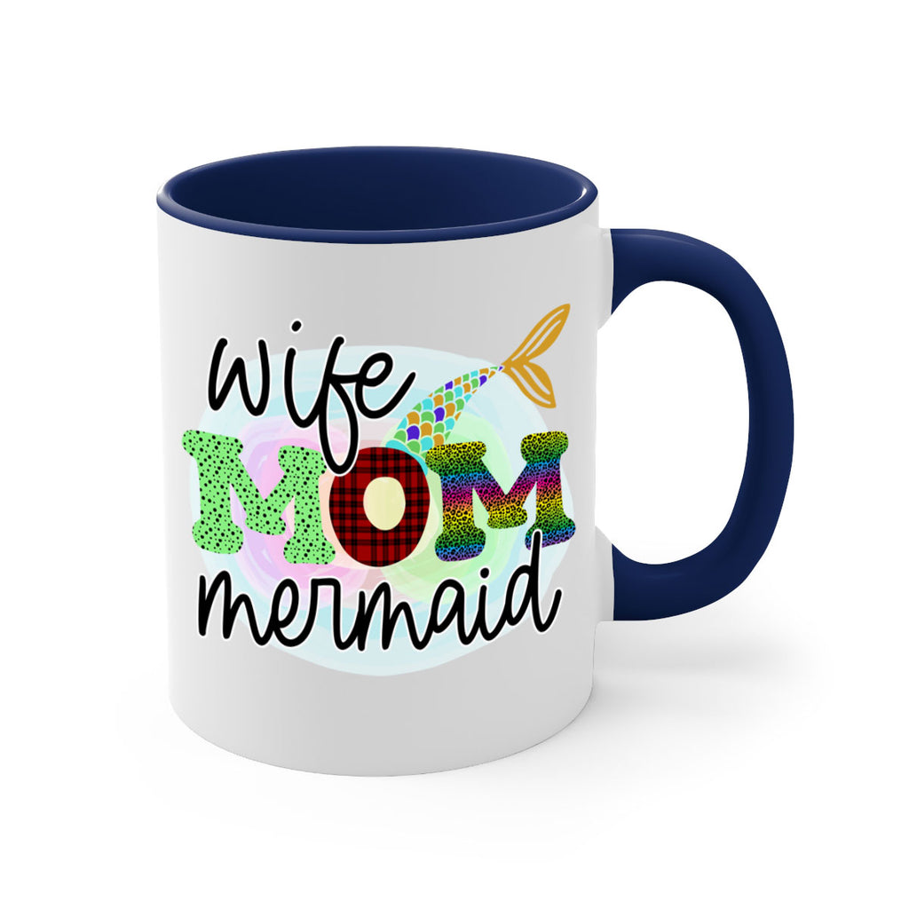 Wife Mom Mermaid 674#- mermaid-Mug / Coffee Cup