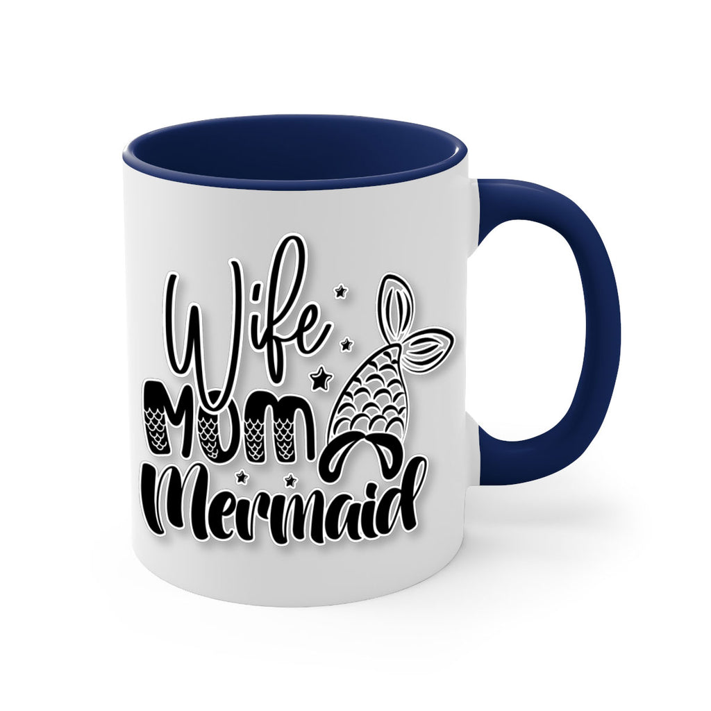 Wife Mom Mermaid 675#- mermaid-Mug / Coffee Cup