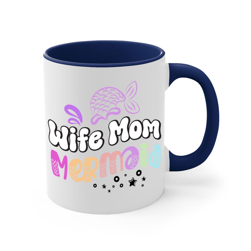 Wife Mom Mermaid 676#- mermaid-Mug / Coffee Cup