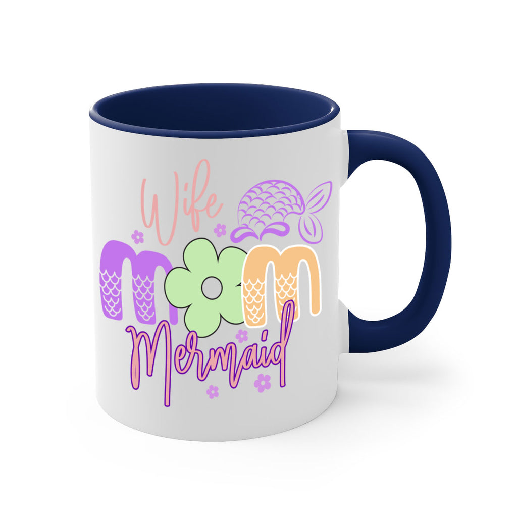 Wife Mom Mermaid 677#- mermaid-Mug / Coffee Cup
