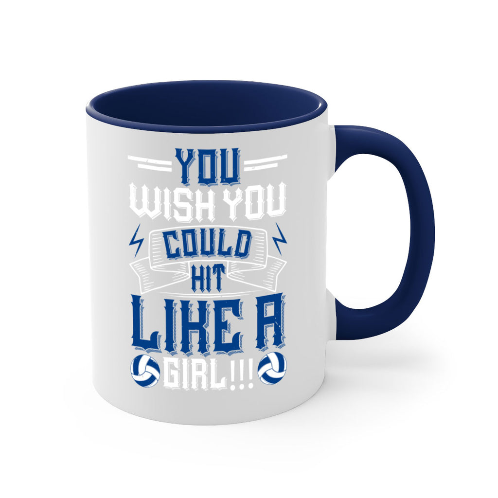 You wish you could hit like a girl Style 6#- volleyball-Mug / Coffee Cup