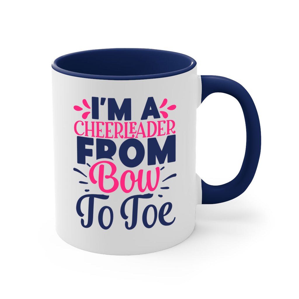im a cheerleader bow to toe 1743#- cheer-Mug / Coffee Cup