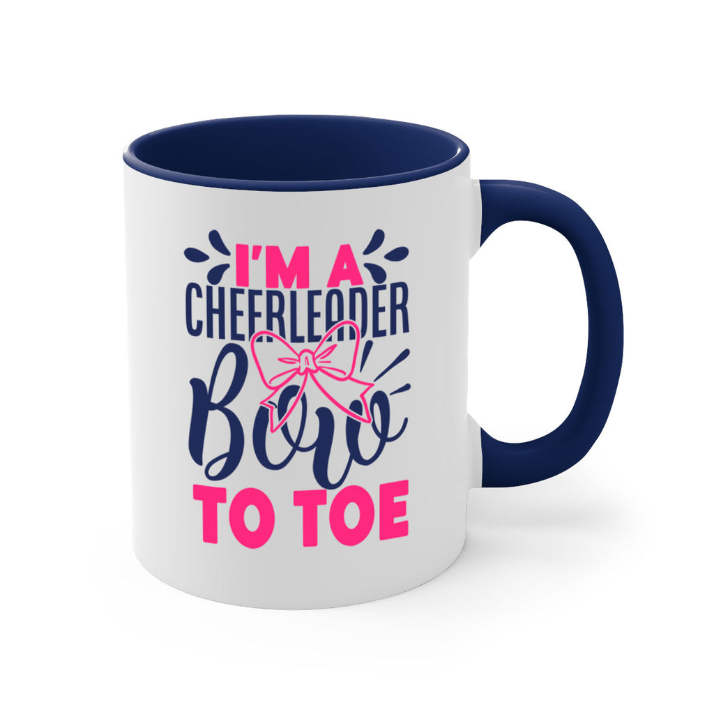 im a cheerleader bow to toe 1744#- cheer-Mug / Coffee Cup