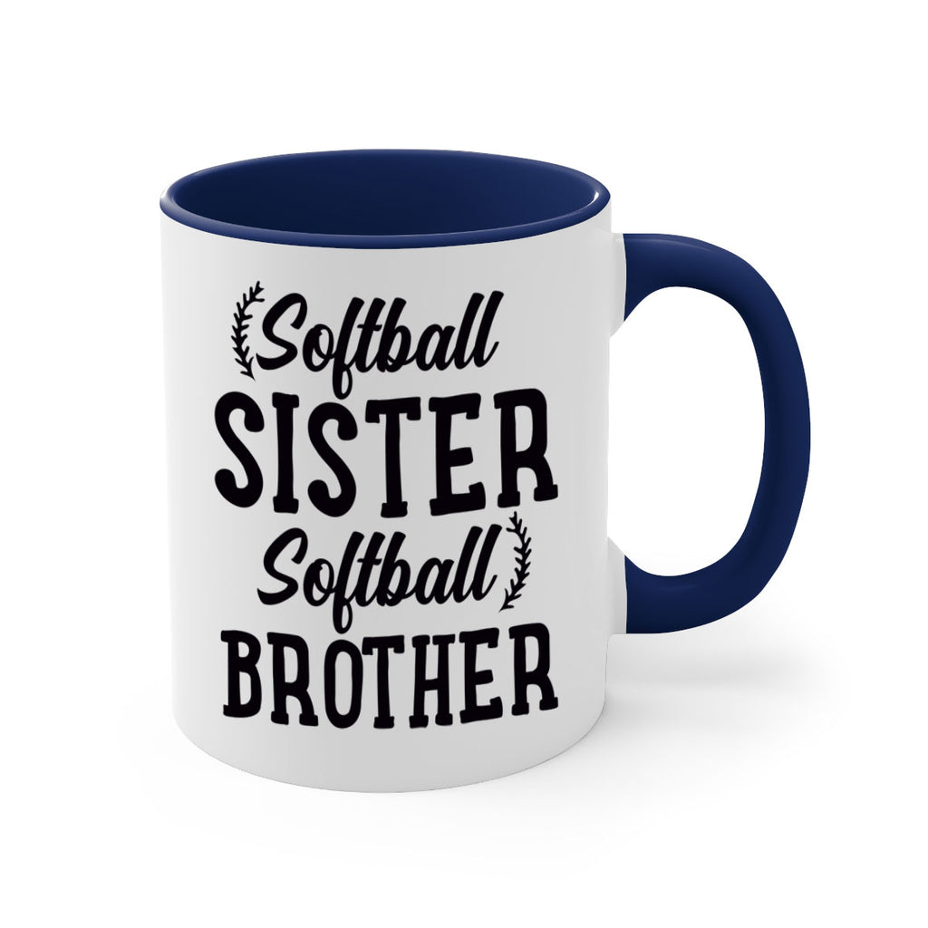 softball sister softball brother 2273#- softball-Mug / Coffee Cup