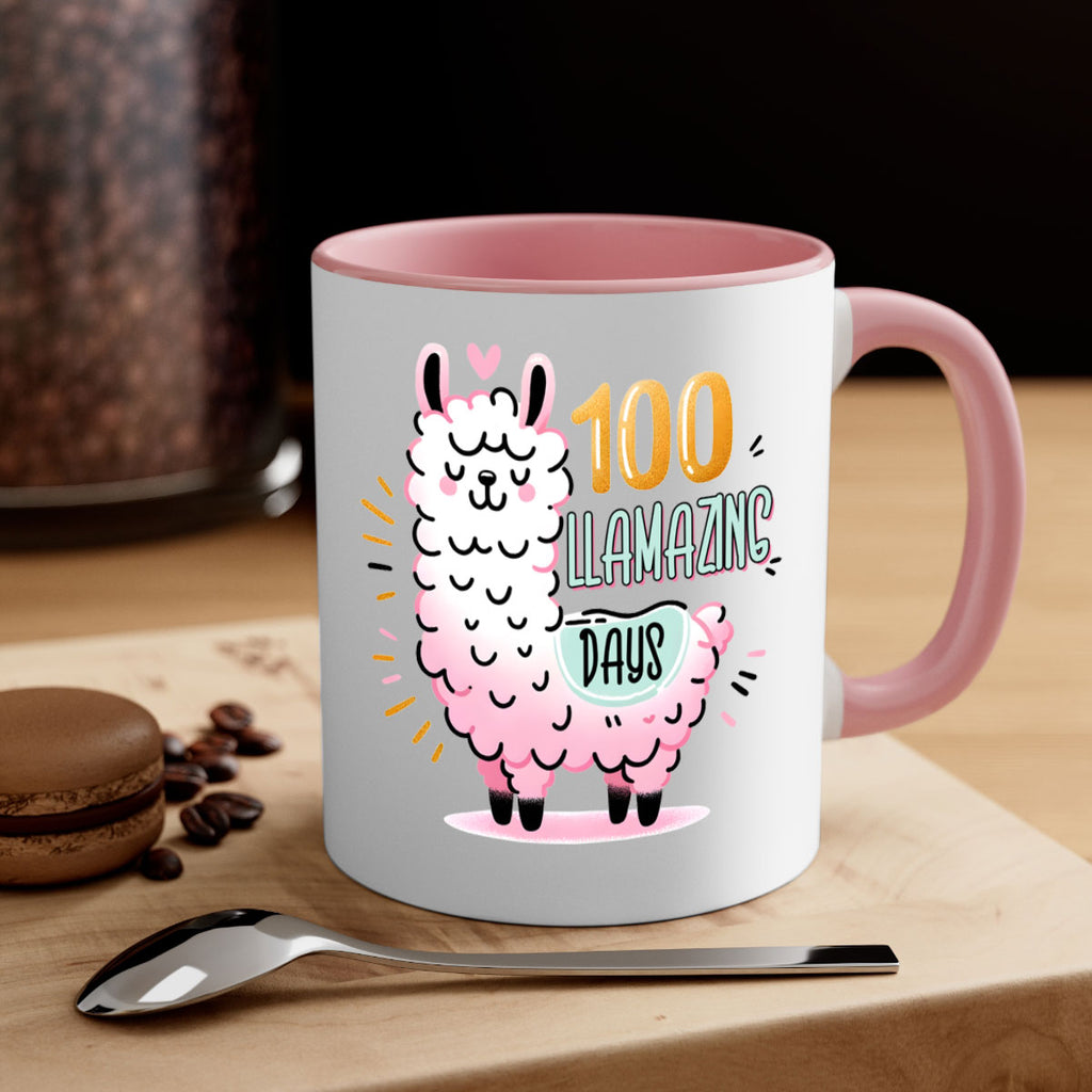 100th Day of School Llama 39#- 100 days-Mug / Coffee Cup
