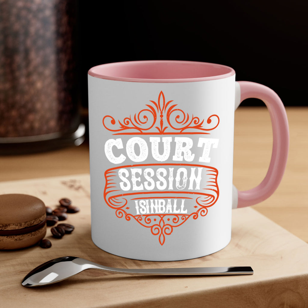 Court is in ball session 1350#- basketball-Mug / Coffee Cup