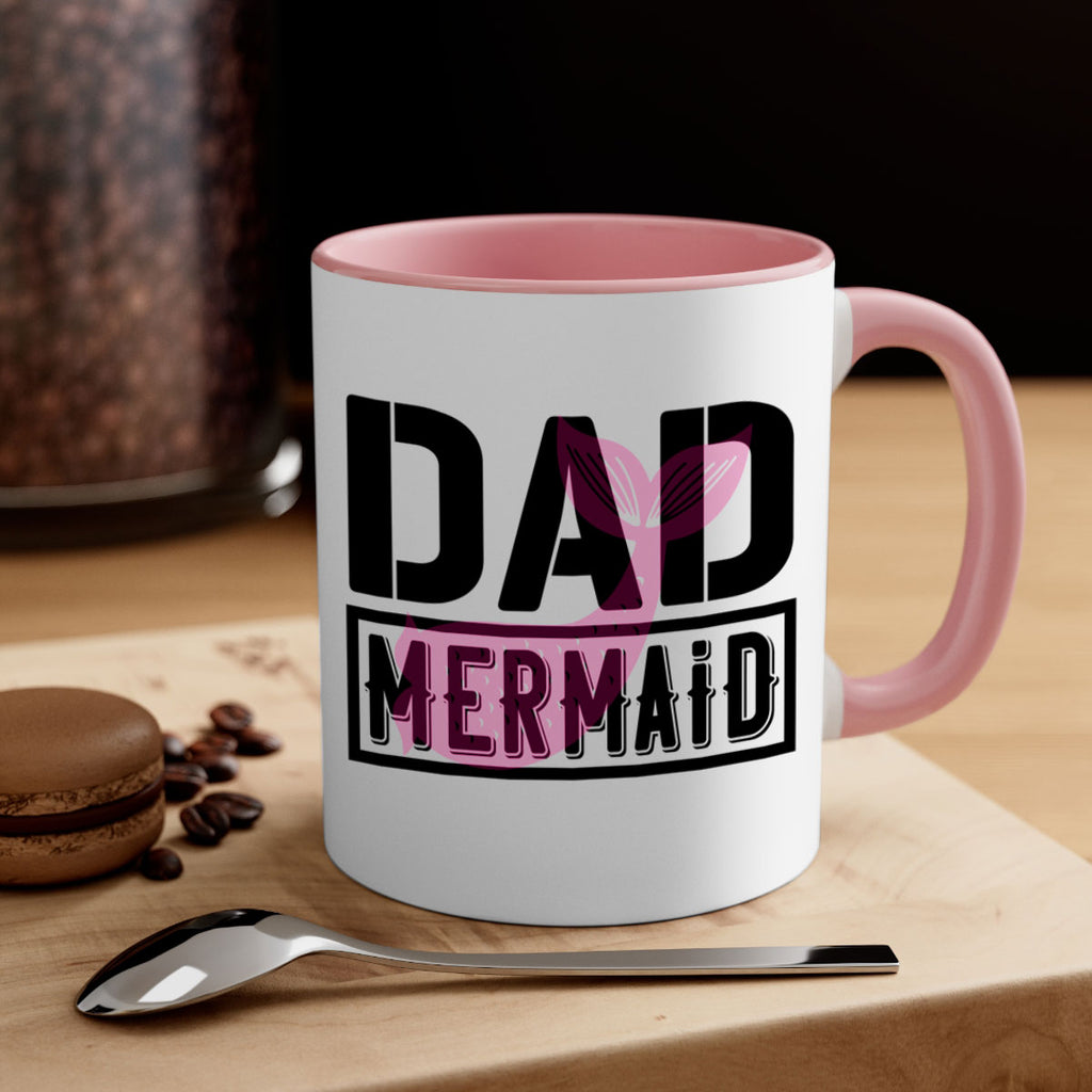 Dad mermaid 111#- mermaid-Mug / Coffee Cup