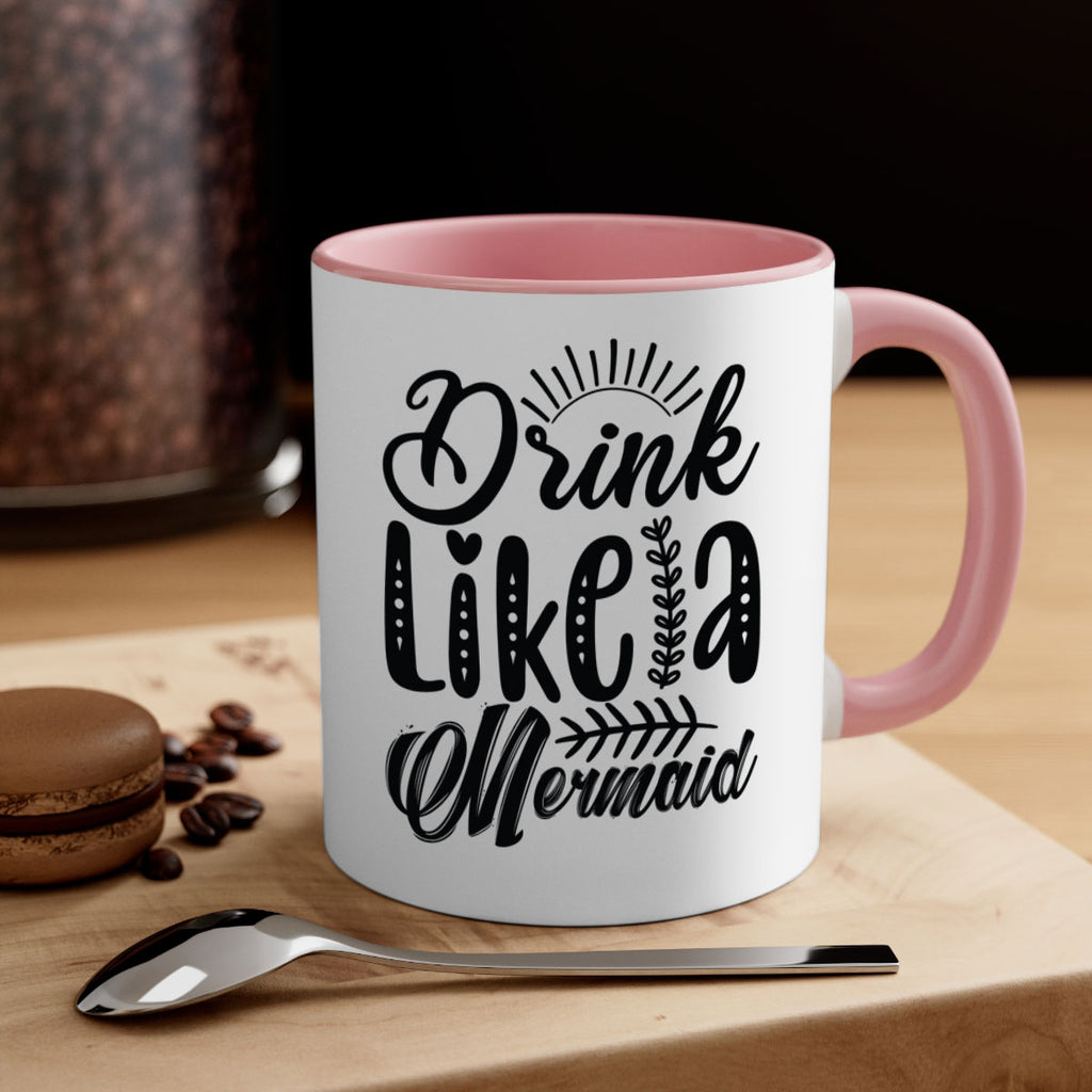Drink Like a Mermaid 152#- mermaid-Mug / Coffee Cup
