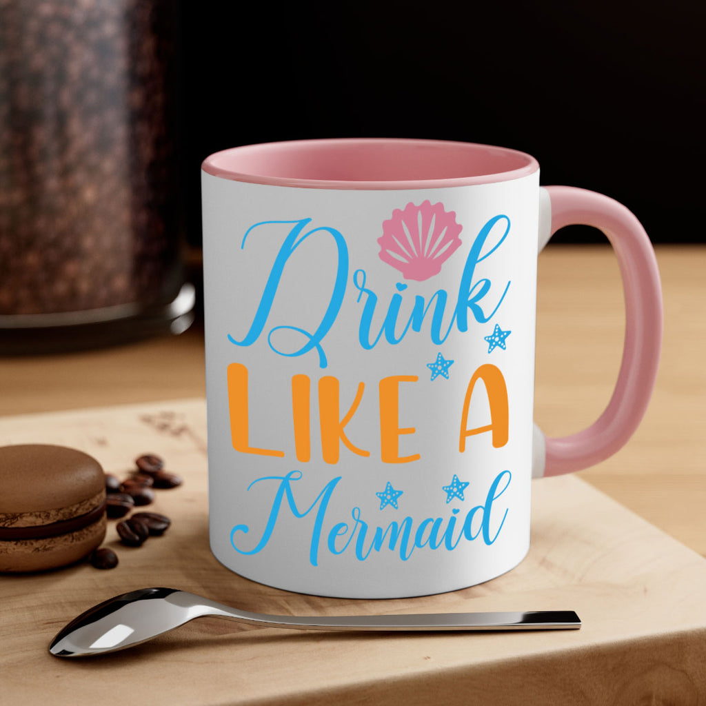 Drink Like a Mermaid 153#- mermaid-Mug / Coffee Cup