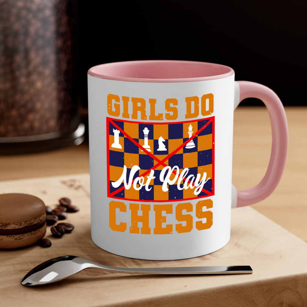 Girls do not play chess 49#- chess-Mug / Coffee Cup