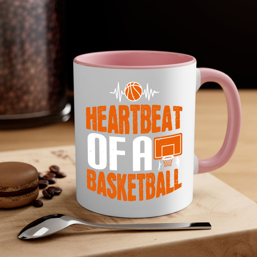 Heartbeat of a basketball 2298#- basketball-Mug / Coffee Cup
