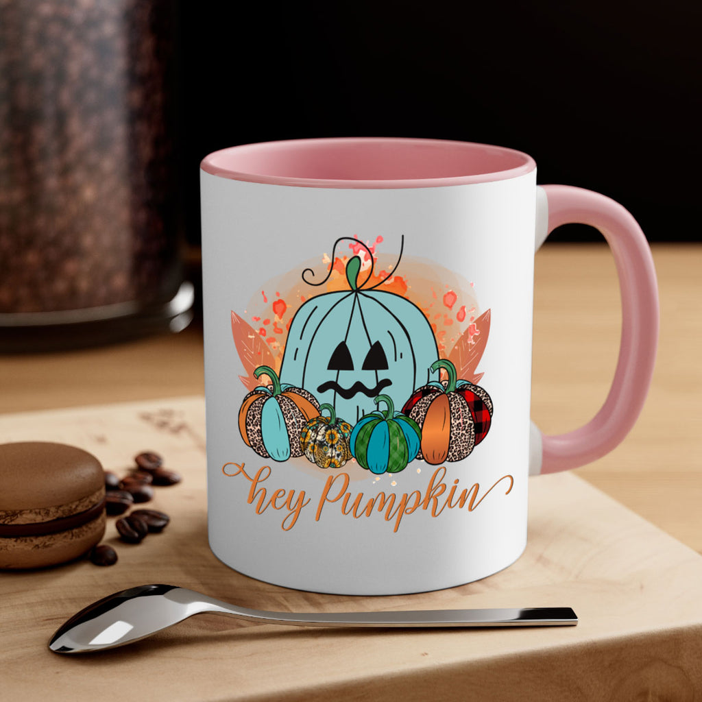 Hey Pumpkin 302#- fall-Mug / Coffee Cup