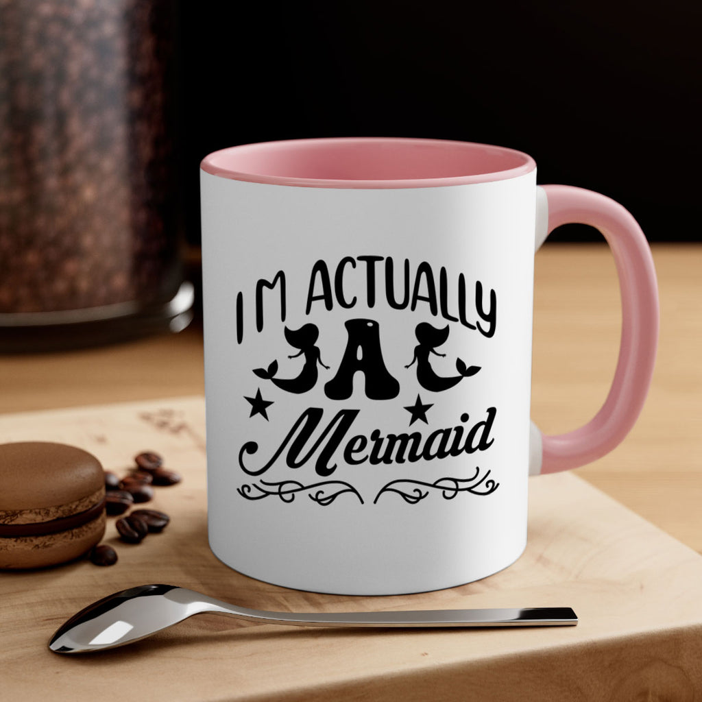 Im actually a mermaid 258#- mermaid-Mug / Coffee Cup