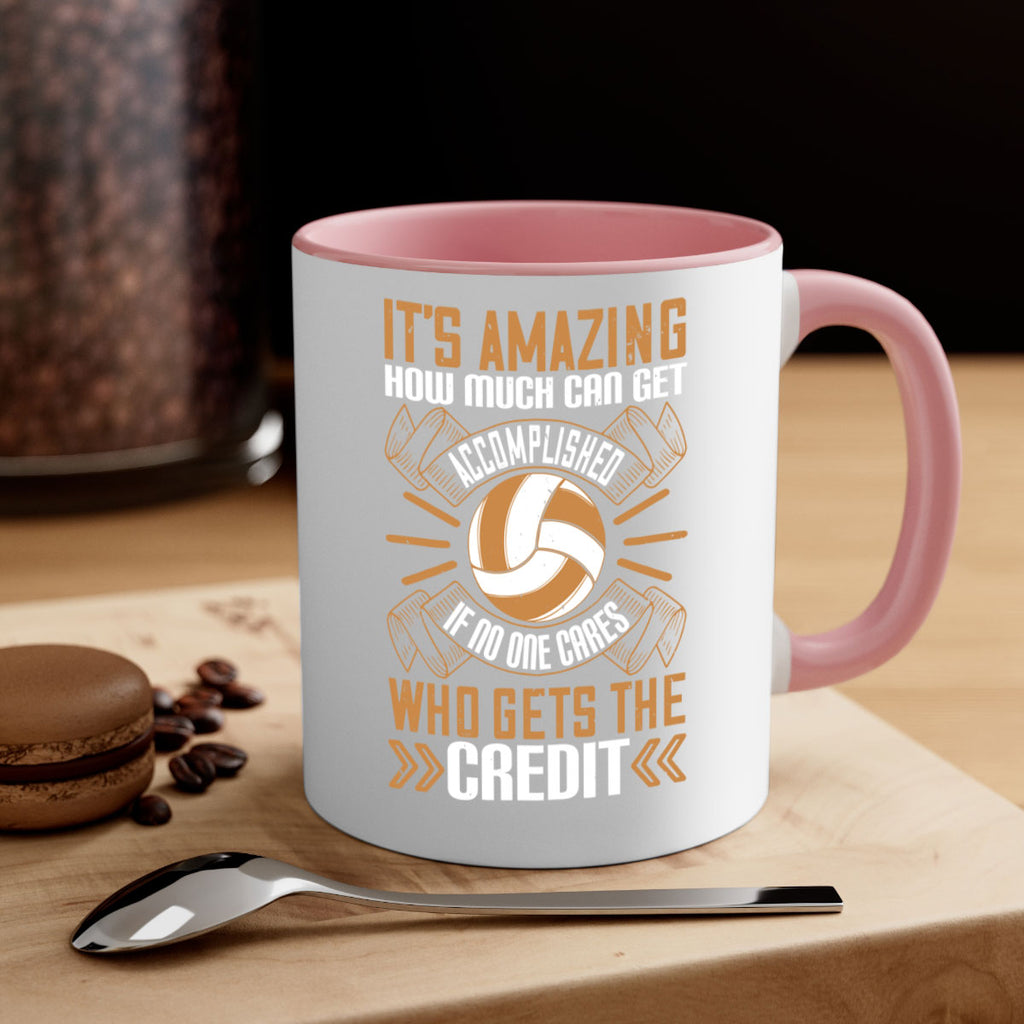 It’s amazing how much can get accomplished if no one cares who gets the credit Style 983#- volleyball-Mug / Coffee Cup