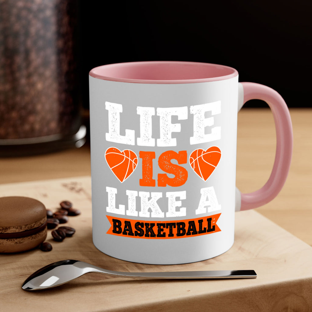 Life is like a basketball 897#- basketball-Mug / Coffee Cup