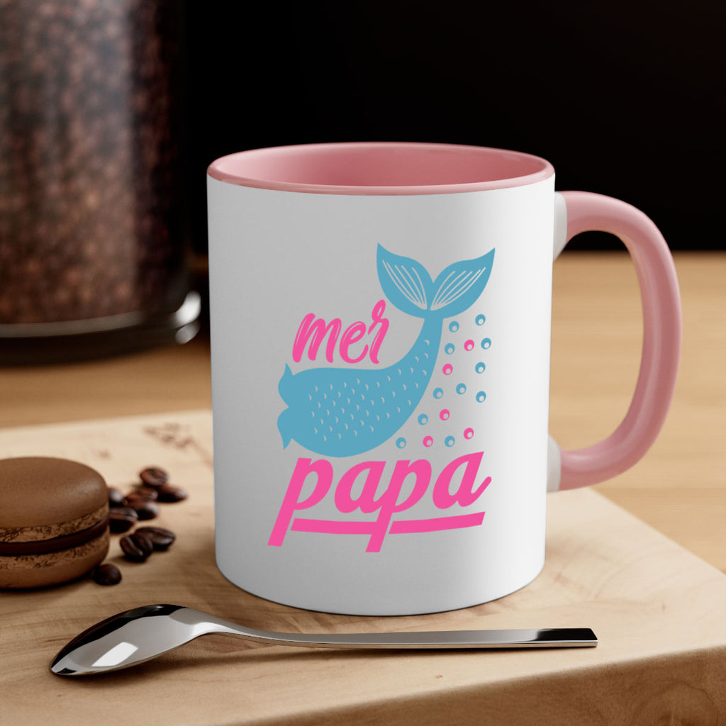 Mer Papa 344#- mermaid-Mug / Coffee Cup