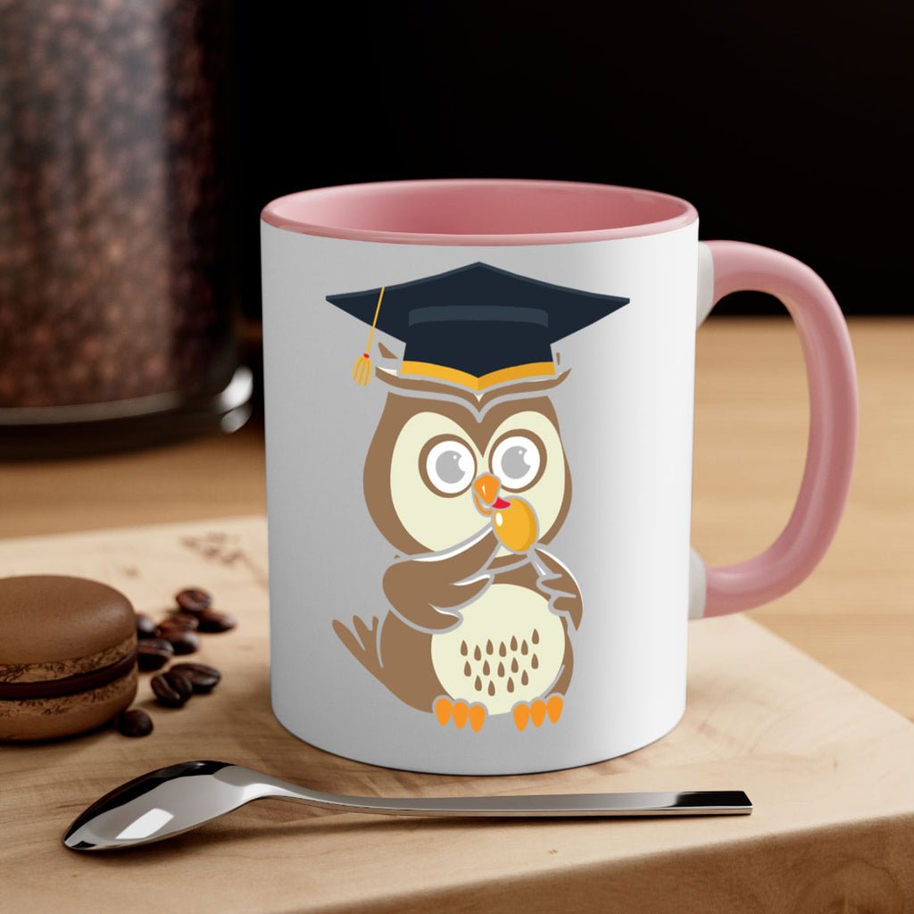 Profesor Owl Licks Candy A TurtleRabbit 17#- owl-Mug / Coffee Cup