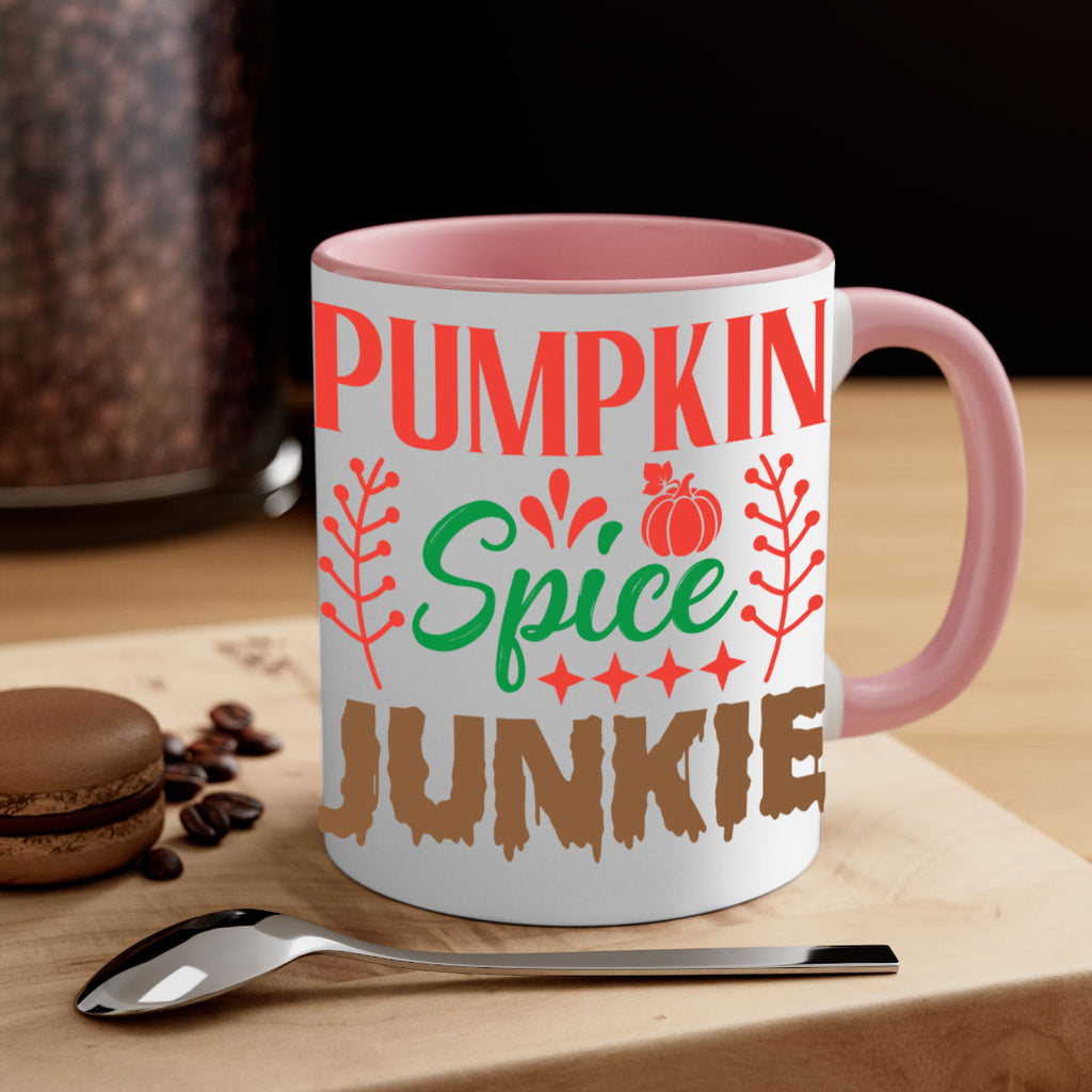 Pumpkin Spice Junkie 547#- fall-Mug / Coffee Cup