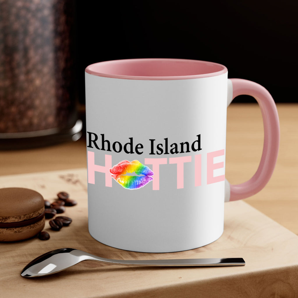 Rhode Island Hottie with rainbow lips 39#- Hottie Collection-Mug / Coffee Cup
