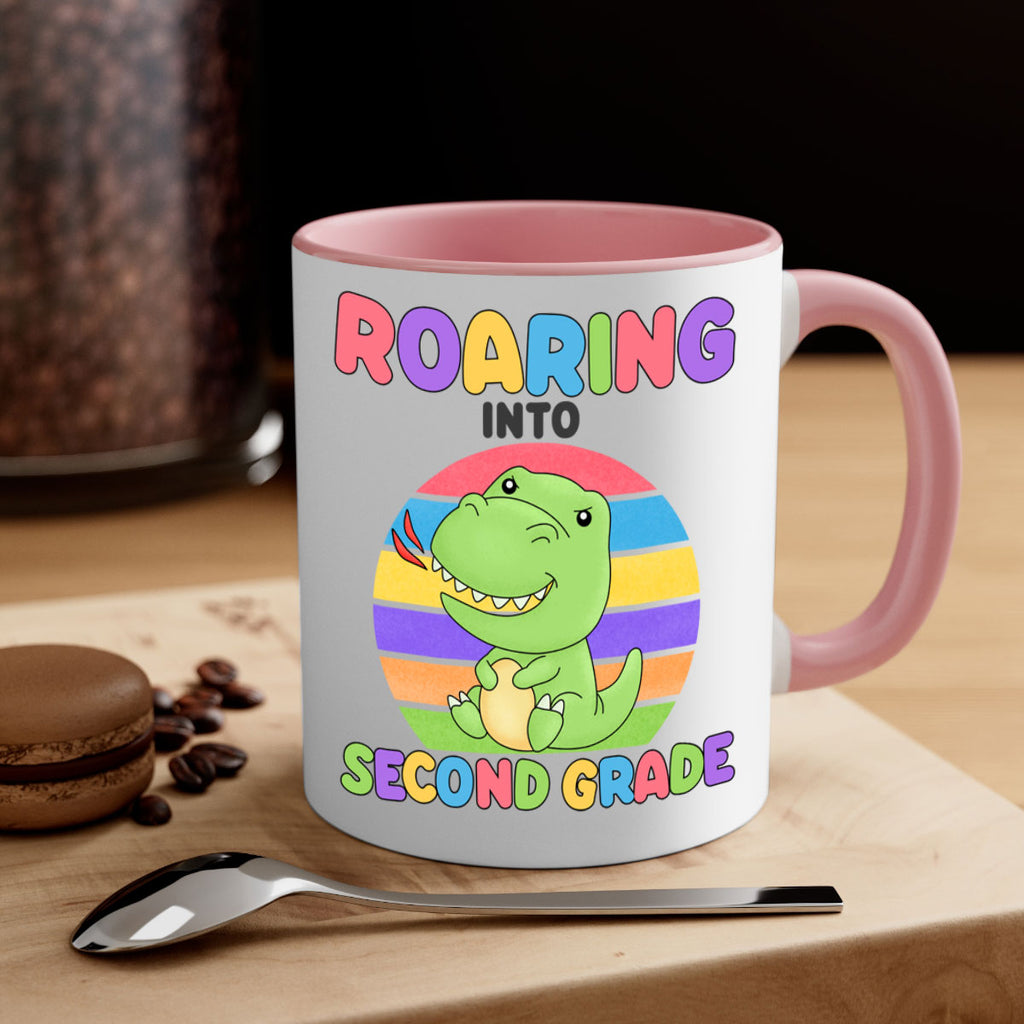 Roaring to 2nd Grade Trex 23#- second grade-Mug / Coffee Cup
