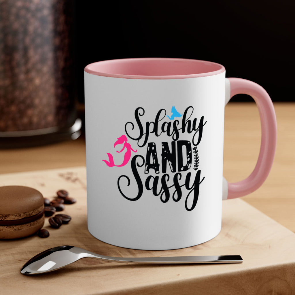 Splashy and Sassy 624#- mermaid-Mug / Coffee Cup