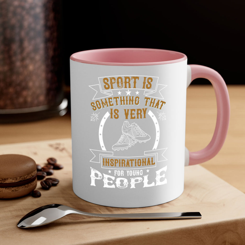 Sport is something that is very inspirational for young people 432#- soccer-Mug / Coffee Cup