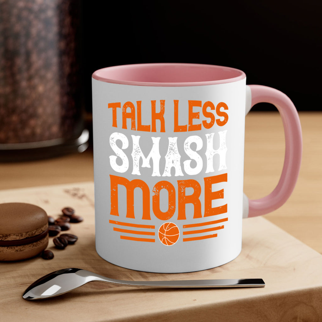Talk less smash more 1777#- basketball-Mug / Coffee Cup