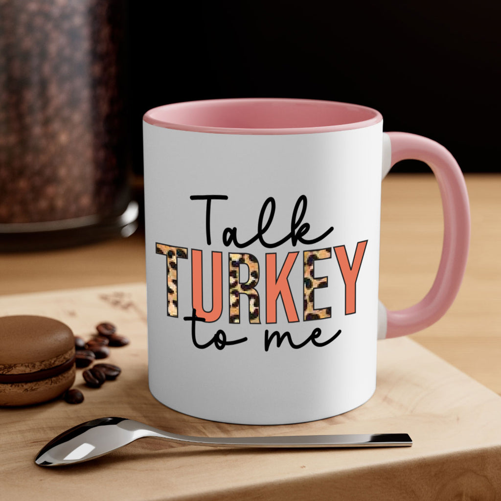 Talk turkey to me 595#- fall-Mug / Coffee Cup