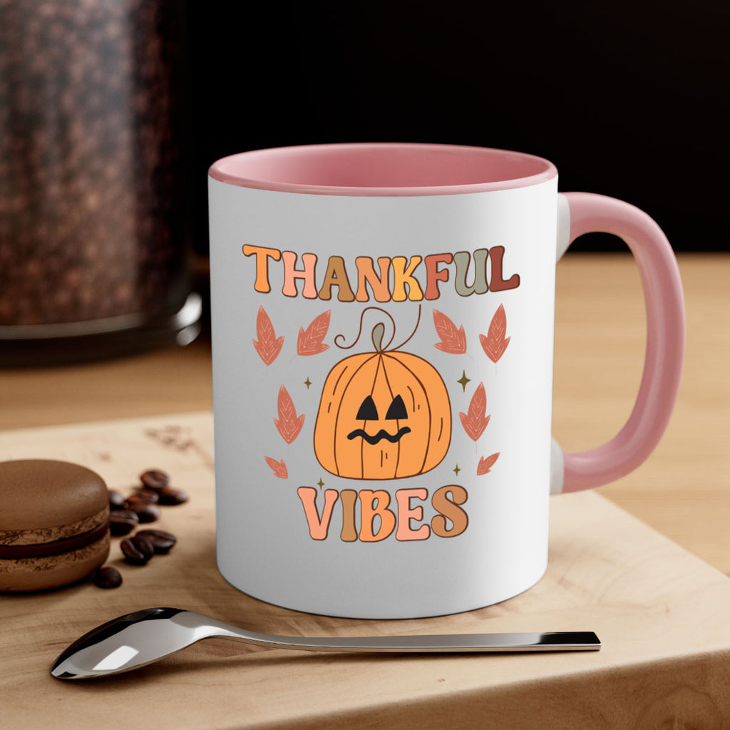 Thankful Vibes 607#- fall-Mug / Coffee Cup