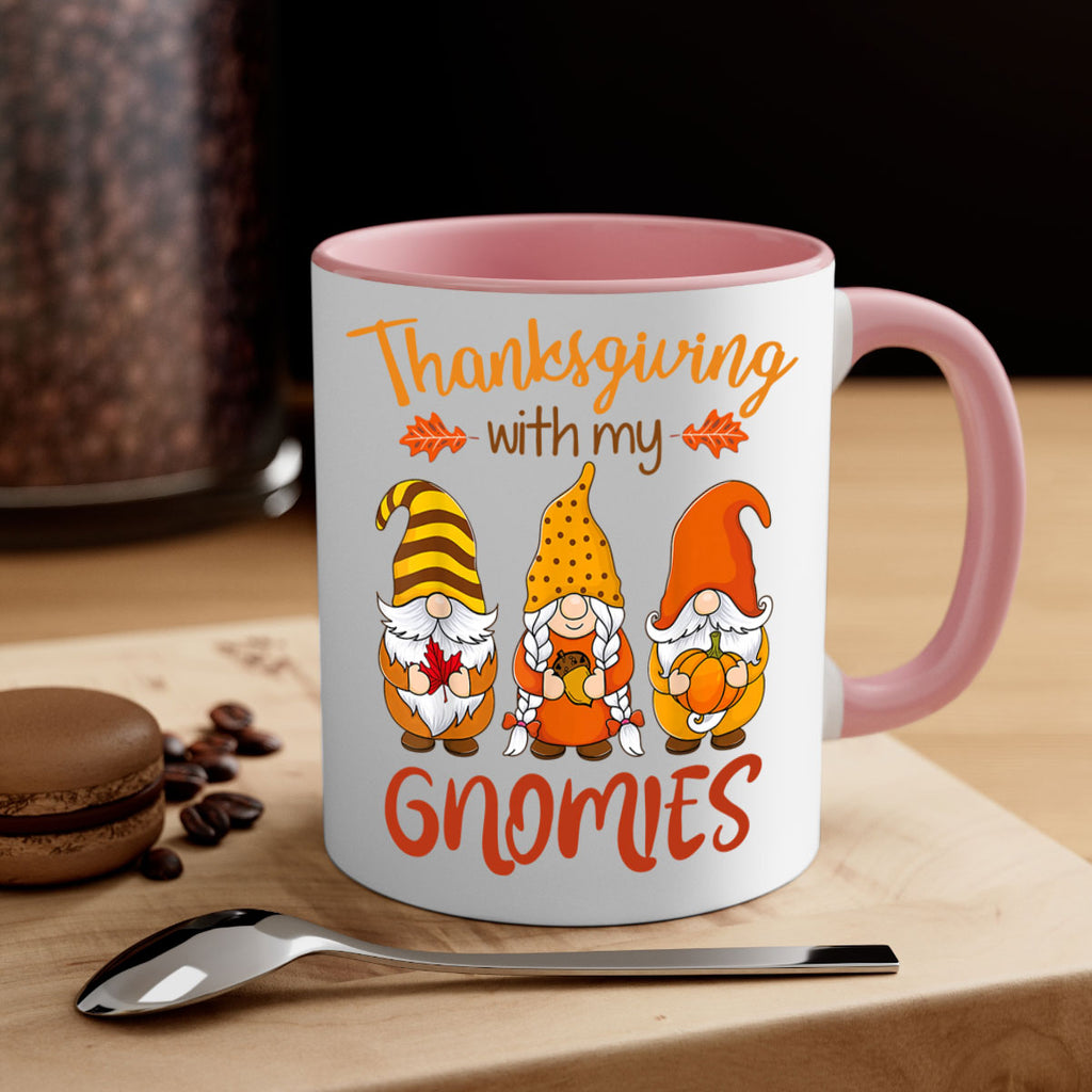 ThanksgivingWithGnomiesFall 610#- fall-Mug / Coffee Cup