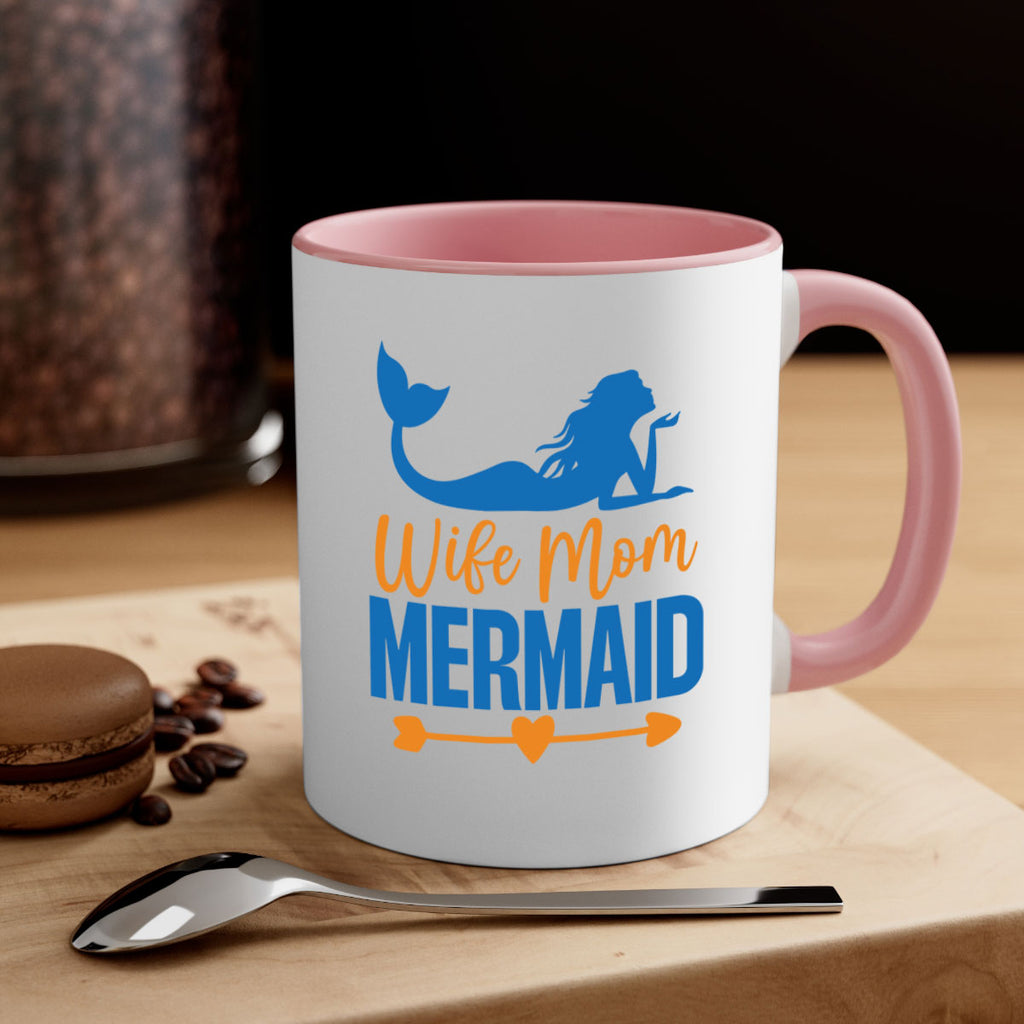 Wife Mom Mermaid 673#- mermaid-Mug / Coffee Cup