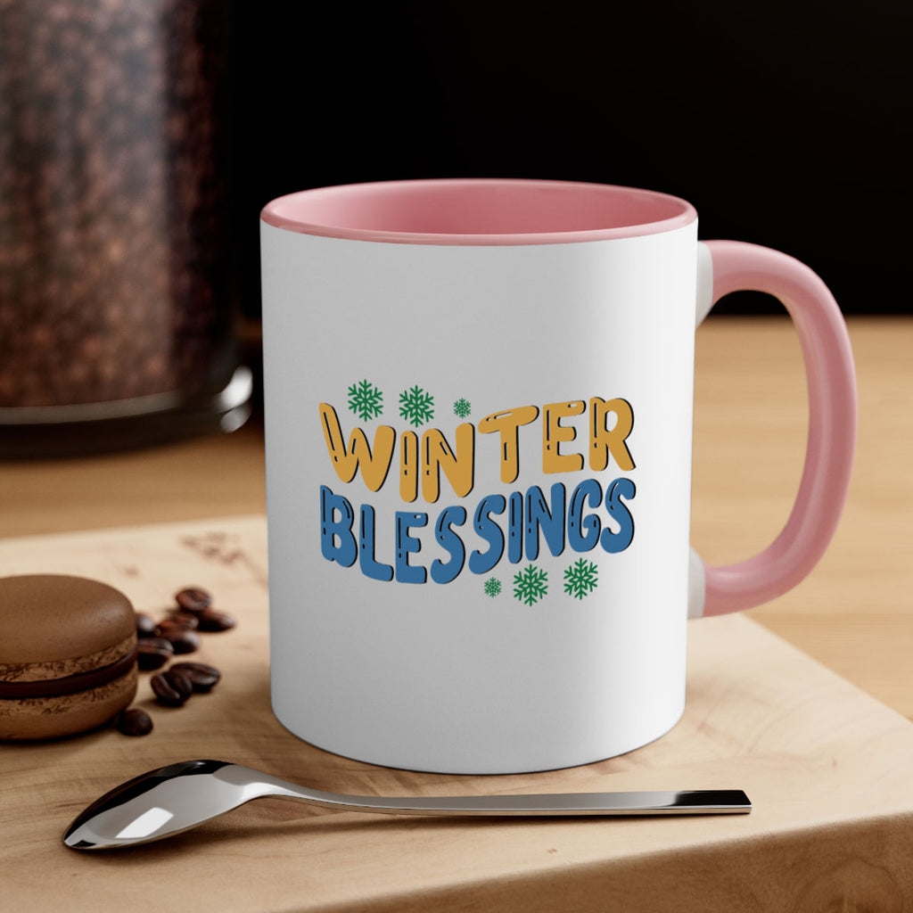 Winter Blessings 547#- winter-Mug / Coffee Cup