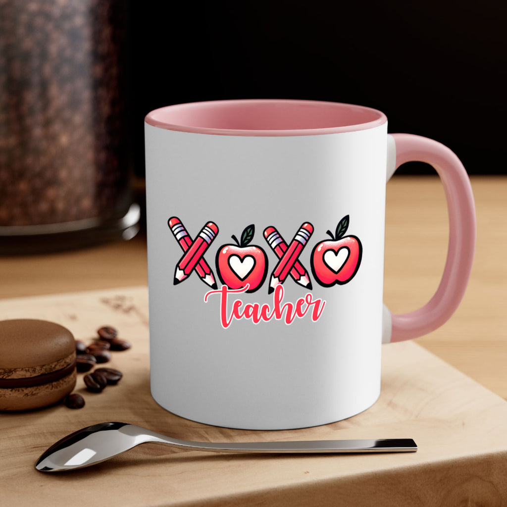 XOXO Teacher Apple Valentine 20#- teacher-Mug / Coffee Cup