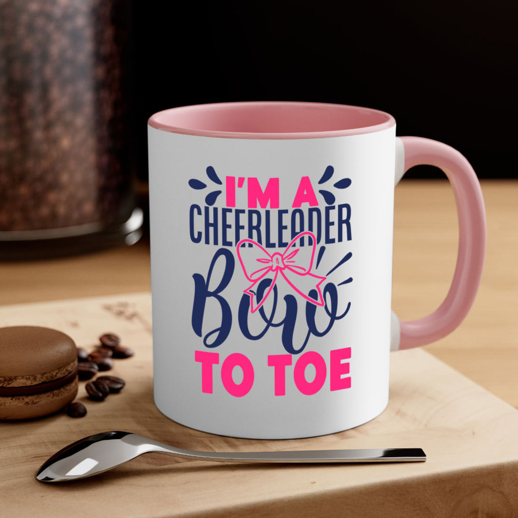 im a cheerleader bow to toe 1742#- cheer-Mug / Coffee Cup